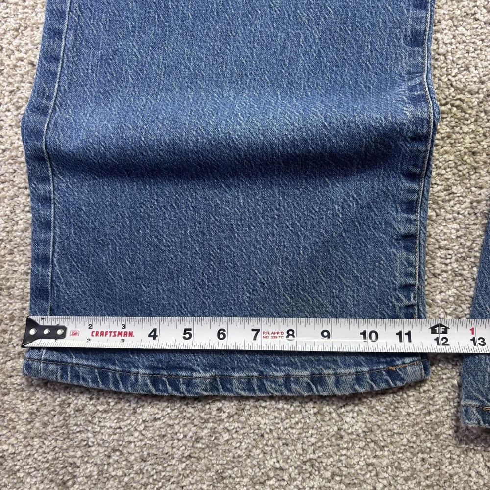 Habitual High Rise Wide Leg Jeans Womens 8/29 Blue Distressed Stretch Denim - Picture 5 of 11